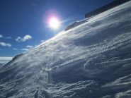 vento sotto i paravalanghe