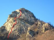 il tracciato della via (alla buona)