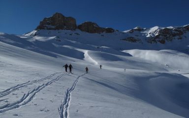 al bivio sotto la Bassa di Terrarossa