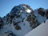 polvere a fianco dell'Oronaye...