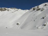 Discesa dal versante Faroma