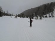 ambiente molto suggestivo nonostante la neve
