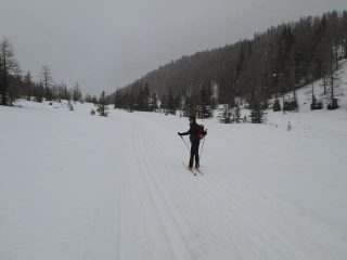 ambiente molto suggestivo nonostante la neve