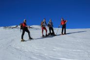 un momento di pausa a quota 2000 m. lungo la dorsale SE (5-1-2013)