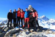 foto di gruppo in vetta (5-1-2013)