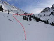 verso Forcella Montalon da Pian della Maddalena
