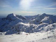 Monte Mucrone , monte Rosso e Mombarone visti dalla Capanna Renata