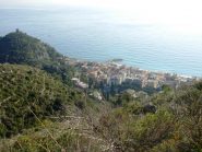 Il borgo di Varigotti, dal sentiero di risalita