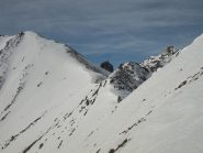 La cresta della cima dell'Adois