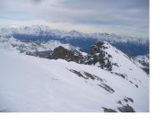 Riguadagnando la cima..quella sulla dx..