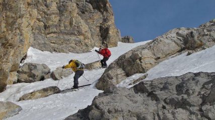 l'unico passaggino obbligatorio con neve scarsa