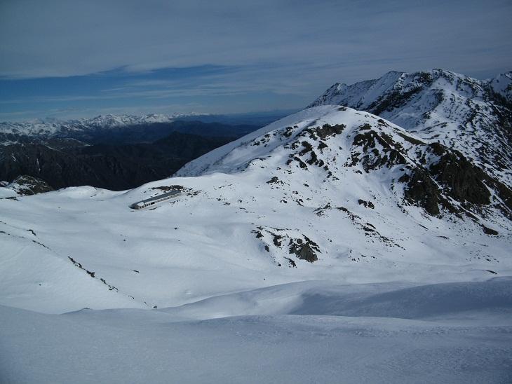 La Tomba di Matolda dai pressi dell'ometto di quota 2080