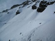 Al ritorno, su un tratto particolarmente ripido