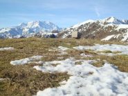 panorama sul Rosa dal m. Croce