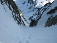 canale visto dalla selletta a monte