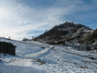 neve al colle della Lunella