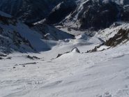 Dalla cima verso la conca sospesa
