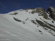 Pendio sommitale e vetta.