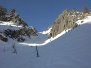 All'inizio del canale.