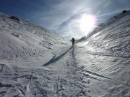 Avvicinamento poco prima del lago