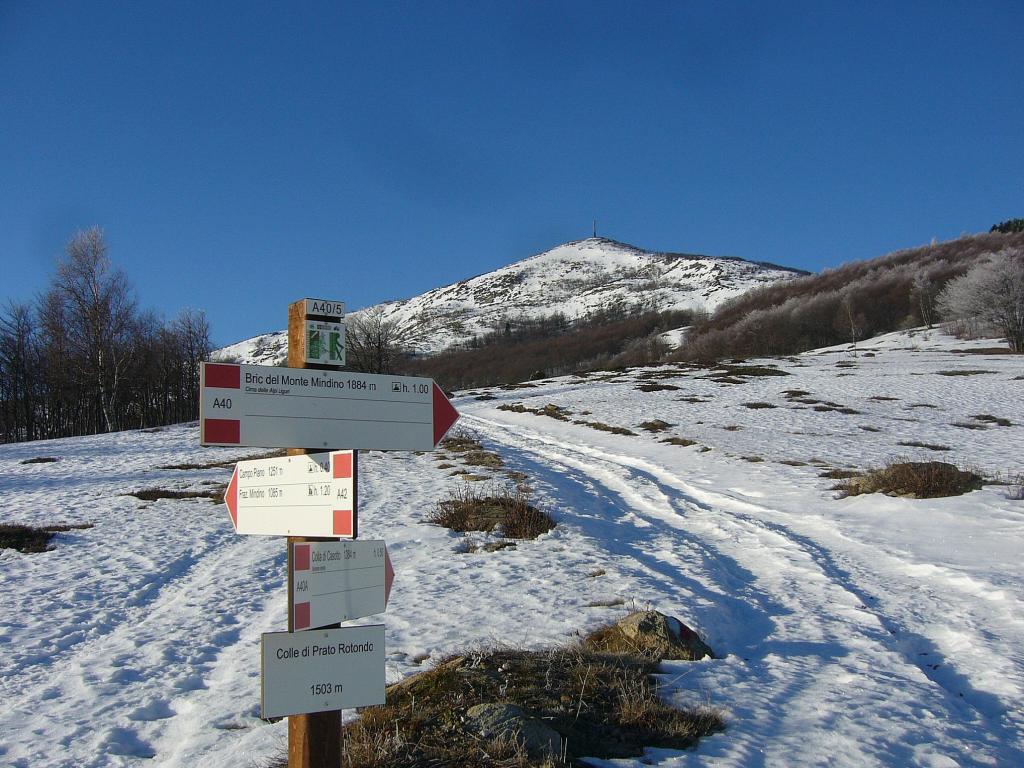 Bric Mindino dal Colle di Prato Rotondo