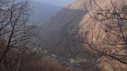 vista sul fondovalle di Ribordone