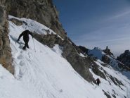 ... il traverso da percorrere con cautela, ma senza particolari difficoltà