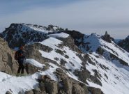 inizia quindi il ritorno alla vetta sciistica