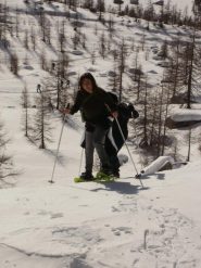 Primi arrivi al lago...