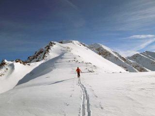 inizio della cresta dal col citrin