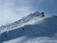 Circa metà erono già scesi