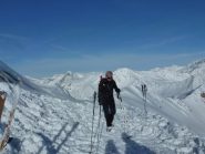 appena sotto la cima