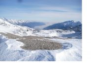 La Val Susa al fondo nelle nebbie..