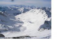 La Valfredda..dalla vetta, chiude l'orizzonte il Delfinato