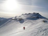 scendendo dalla punta