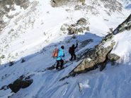 arrivo al colle in discesa