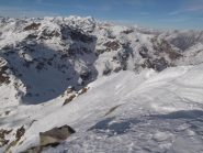 discesa dalla cresta nord