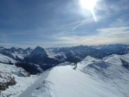 Arrivo in cima