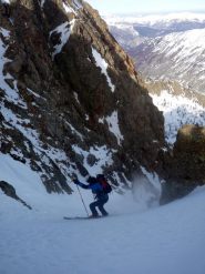 la parte alta del canale