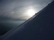 le condizioni del pendio finale