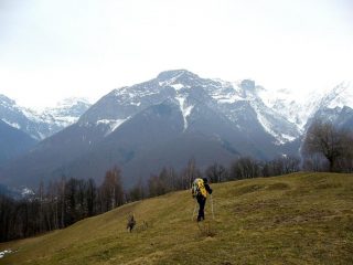 sul sentiero di discesa (Vallone di S.Bruno)
