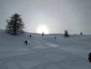 in discesa nella parte alta...spettacolo!!!