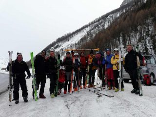 gruppo scialpinisti....