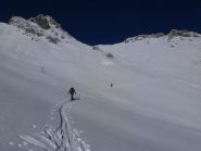 Verso il pendio ripido