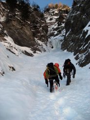 battere traccia per arrivare all'attacco