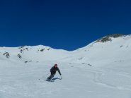 gli ampi pendii  del vallone di Biaune