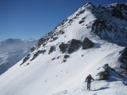 ultimi metri per la cima
