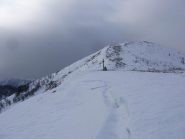 la frattura sul costone