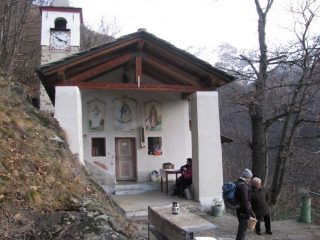 Arrivo alla chiesetta di Santa Libera 