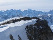 dalla vetta si ha una vista magnifica sulla Barre